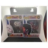 Marvel Spiderman Pop! Bubble-Head Figurines - Spider-Man India and Spider-Gwen
