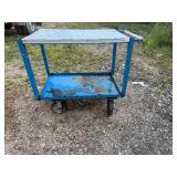 Rolling Metal Utility Cart (~3