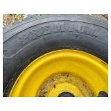 Two Mower Rims and Tires. 15 x 6.00 x 6