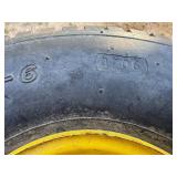 Two Mower Rims and Tires. 15 x 6.00 x 6
