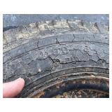 Pair of Trailer Rims 4.80 x 8. 4 bolt holes.