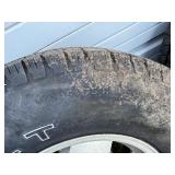 Set of Four Michelin Radial Tires LT 245/75 R16. 6 bolt Chevy Rim