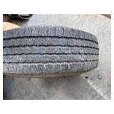 Set of Four Michelin Radial Tires LT 245/75 R16. 6 bolt Chevy Rim