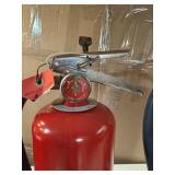 Two Charged Fire Extinguishers