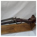 Damascus Hammered Double Barrel 12ga, Functioning, Very Clean Damascus Hammered Double Barrel 12ga, Functioning, Very Clean