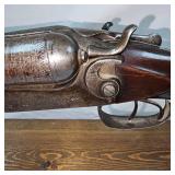 Damascus Hammered Double Barrel 12ga, Functioning, Very Clean Damascus Hammered Double Barrel 12ga, Functioning, Very Clean