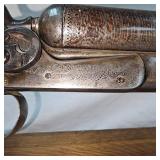 Damascus Hammered Double Barrel 12ga, Functioning, Very Clean Damascus Hammered Double Barrel 12ga, Functioning, Very Clean
