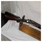 Damascus Hammered Double Barrel 12ga, Functioning, Very Clean Damascus Hammered Double Barrel 12ga, Functioning, Very Clean