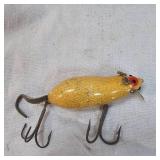 Vintage Heddon Meadow Mouse with Leather Ears and Tail, 90% Condition and Original Frish Trap Spoon, As New Vintage Heddon Meadow Mouse with Leather Ears and Tail, 90% Condition and Original Frish Trap Spoon, As New