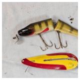 Original, As New Wooden Creek Chub, Jointged Pike Original, As New Wooden Creek Chub, Jointged Pike