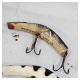 Lot of 4 Original Wooden Lazy Ike Lures Lot of 4 Original Wooden Lazy Ike Lures