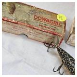 Vintage Heddon Dowagiac Underwater Minnow in original Box