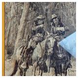 Rare Vintage Frederic Remingtons Cheyenne Scouts on Patrol Western Art