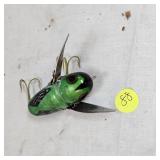 Vintage Like New Heddon Wood Crazy Crawler