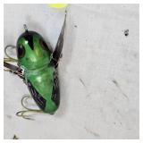 Vintage Like New Heddon Wood Crazy Crawler