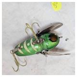 Vintage Like New Heddon Wood Crazy Crawler