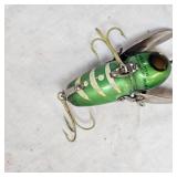Vintage Like New Heddon Wood Crazy Crawler