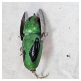 Vintage Like New Heddon Wood Crazy Crawler