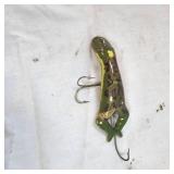 Vintage Heddon Wood Luny Frog, 1950