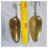 Lou Eppinger Husky Devle Series 300-5 of Diamonds and Lime Green. 1970