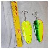 Lou Eppinger Husky Devle  Series 300, Pot-O-Gold & Firetiger, 1970