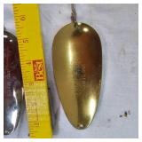 Lou Eppinger Husky Devle  Series 300, Pot-O-Gold & Firetiger, 1970