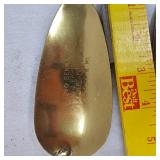 Lou Eppinger Husky Devle Series 300 Brass Dimple & Brass Chartruese Streak