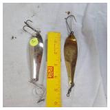 Chrome Big Doctor #285 and Bruee Pik Fin Sr Spoons