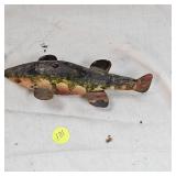 Antique Hand Carved Wooden Ice Decoy Antique Hand Carved Wooden Ice Decoy