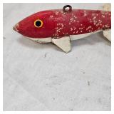 Antique Hand Carved Wooden Ice Decoy Antique Hand Carved Wooden Ice Decoy