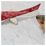 Antique Hand Carved Wooden Ice Decoy Antique Hand Carved Wooden Ice Decoy
