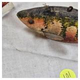 Antique Hand Carved Wooden Ice Decoy Antique Hand Carved Wooden Ice Decoy