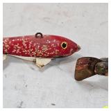 Antique Hand Carved Wooden Ice Decoy Antique Hand Carved Wooden Ice Decoy