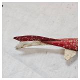 Antique Hand Carved Wooden Ice Decoy Antique Hand Carved Wooden Ice Decoy