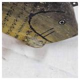 Vintage Hand Carved Wood Ice Decoy Vintage Hand Carved Wood Ice Decoy