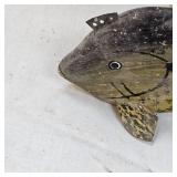 Vintage Hand Carved Wood Ice Decoy Vintage Hand Carved Wood Ice Decoy