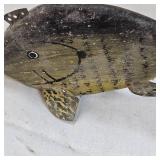 Vintage Hand Carved Wood Ice Decoy Vintage Hand Carved Wood Ice Decoy