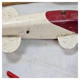 Bruell Red/White Spearing Decoy and Collection of Bobbers Bruell Red/White Spearing Decoy and Collection of Bobbers