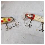 Vintage Heddon Wood Basser & Flueger Pal-O-Mine from 1930 Vintage Heddon Wood Basser & Flueger Pal-O-Mine from 1930
