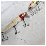 Vintage Heddon Wood Basser & Flueger Pal-O-Mine from 1930 Vintage Heddon Wood Basser & Flueger Pal-O-Mine from 1930