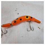 Wooden, As New, Lazy Ike & Jointed Bono and Wooden Blank Lure Box and Manual Wooden, As New, Lazy Ike & Jointed Bono and Wooden Blank Lure Box and Manual