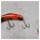 Wooden, As New, Lazy Ike & Jointed Bono and Wooden Blank Lure Box and Manual Wooden, As New, Lazy Ike & Jointed Bono and Wooden Blank Lure Box and Manual