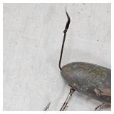 Kautzky Lazy Ike Wooden Mouse Fishing Lure and Vintage Bomber 520 Lure Kautzky Lazy Ike Wooden Mouse Fishing Lure and Vintage Bomber 520 Lure