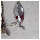 Bob Stuwart Jointed Minnow and Eppinger Red Eye Wiggler, Very Small Bob Stuwart Jointed Minnow and Eppinger Red Eye Wiggler, Very Small