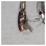 Bob Stuwart Jointed Minnow and Eppinger Red Eye Wiggler, Very Small Bob Stuwart Jointed Minnow and Eppinger Red Eye Wiggler, Very Small