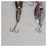 Bob Stuwart Jointed Minnow and Eppinger Red Eye Wiggler, Very Small Bob Stuwart Jointed Minnow and Eppinger Red Eye Wiggler, Very Small