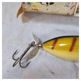 Beautiful Like New Heddon Perch S.O.S Minnow with original box Beautiful Like New Heddon Perch S.O.S Minnow with original box