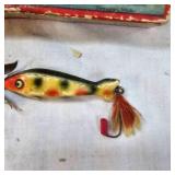 Heddon Very Rare #11 Light Casting Dowagiac Minnow with Original Box, circa 1912 Heddon Very Rare #11 Light Casting Dowagiac Minnow with Original Box, circa 1912