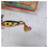 Heddon Very Rare #11 Light Casting Dowagiac Minnow with Original Box, circa 1912 Heddon Very Rare #11 Light Casting Dowagiac Minnow with Original Box, circa 1912