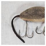Heddon Vintage Meadow Mouse, Very Very Nice and Heddon Dying Flutter Heddon Vintage Meadow Mouse, Very Very Nice and Heddon Dying Flutter
